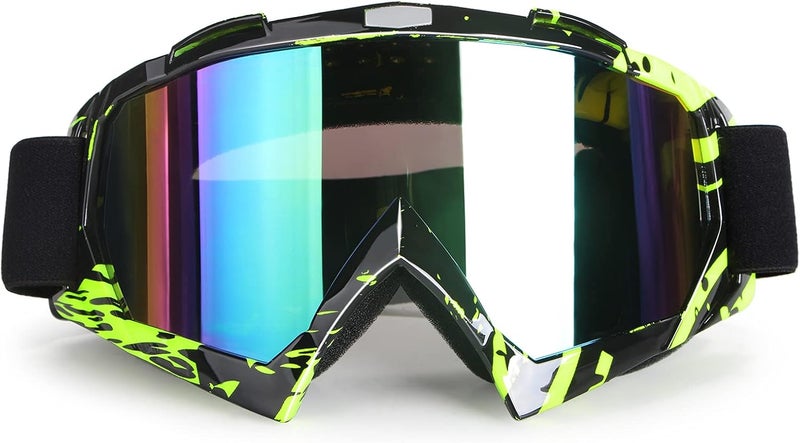 4-FQ Motocross Goggles ATV Goggles Motorcycle Goggles Windproof Dirtbike Goggles Dustproof Racing Goggles Scratch Resistant Moto Goggles Powersport Goggles Offroading Goggles Riding Ski Goggles - Image 1